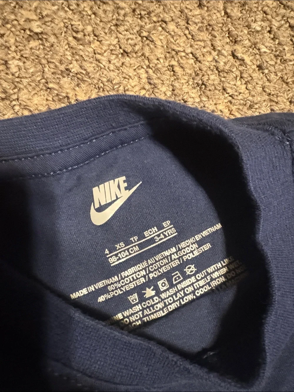 Nike Navy T‑Shirt & Light Blue Shorts Set